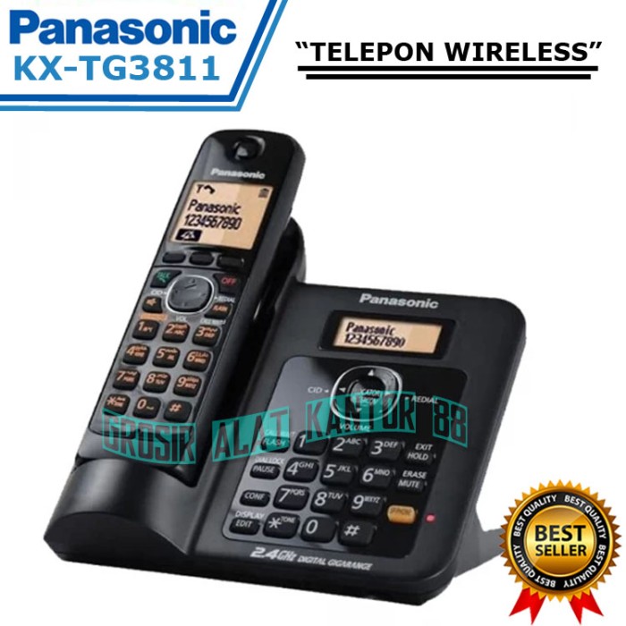 TELEPON WIRELESS PANASONIC KX-TG1611 / TELEPHONE KANTOR RUMAH-Shelishop13 Harga  2,001,000 Ringgit*Penghantaran Percuma