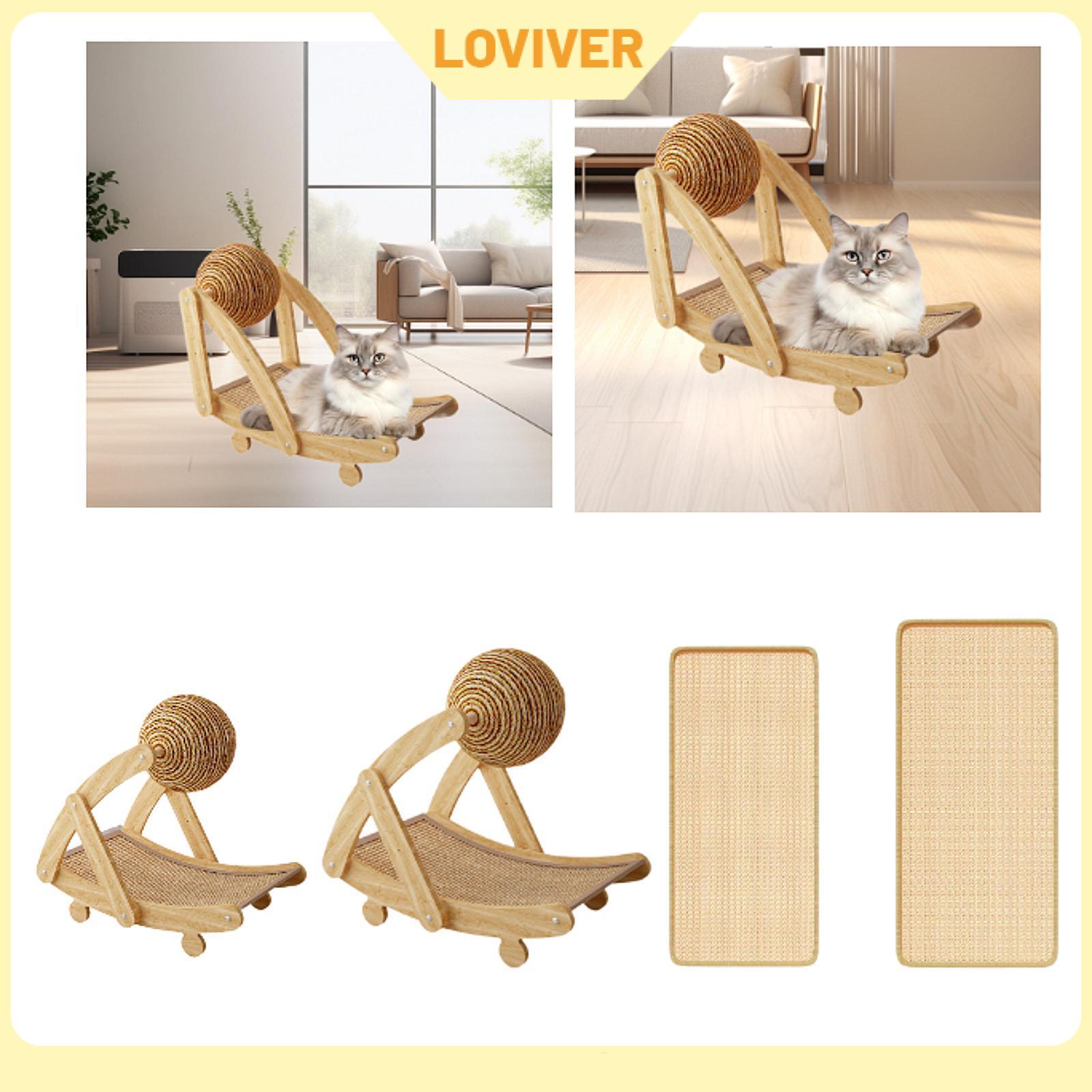 Cat Scratcher with Scratching Ball Pet Supplies Pet Sleeping Bed Large Size Furniture Protection Cat Lounge Chair for Kitten ราคา 1,627 บาท*ส่งฟรี