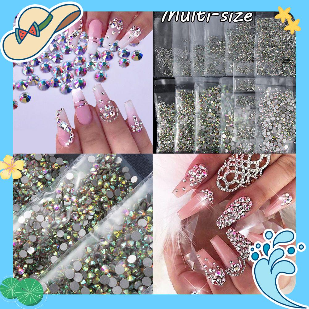 Fashion 3D Nail Art Nail Jewelry Super Glitter Shiny Crystal AB Flatback