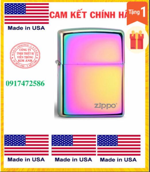 Bật lửa zippo mỹ màu tím titan mã 151zl, hàng chính hãng