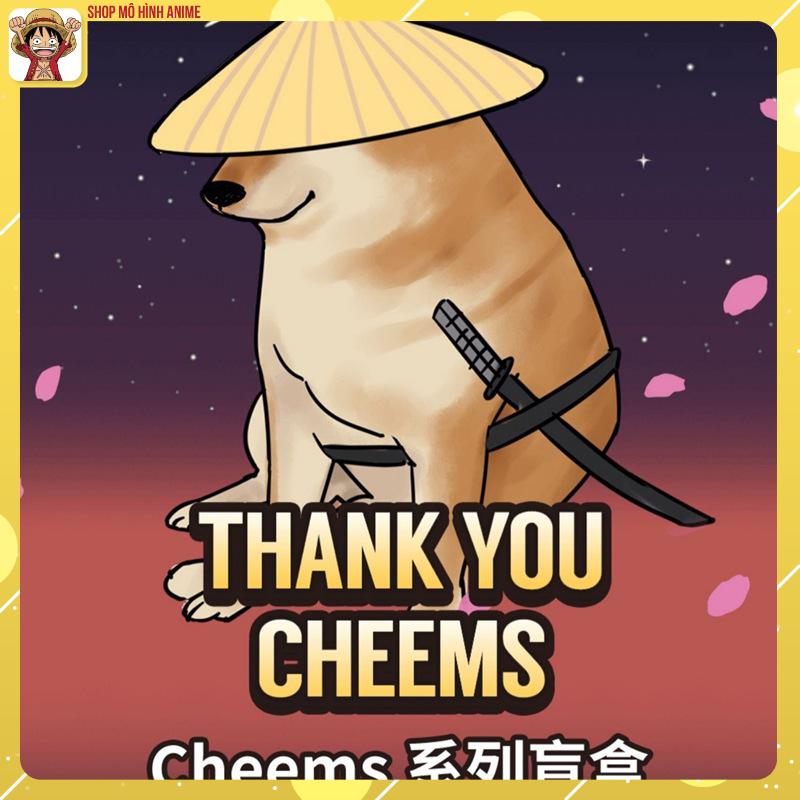 Mô hình chú chó shiba cheems, hộp mù blind box, meme cheems đáng yêu, cute - mô hình trang trí, quà tặng