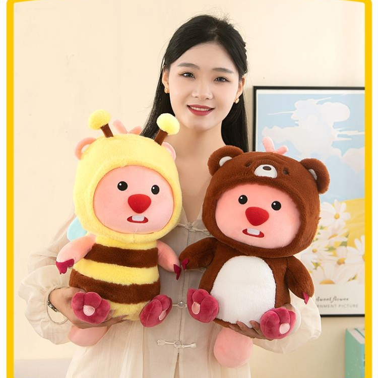 Gấu bông hải ly loopy cosplay qccc