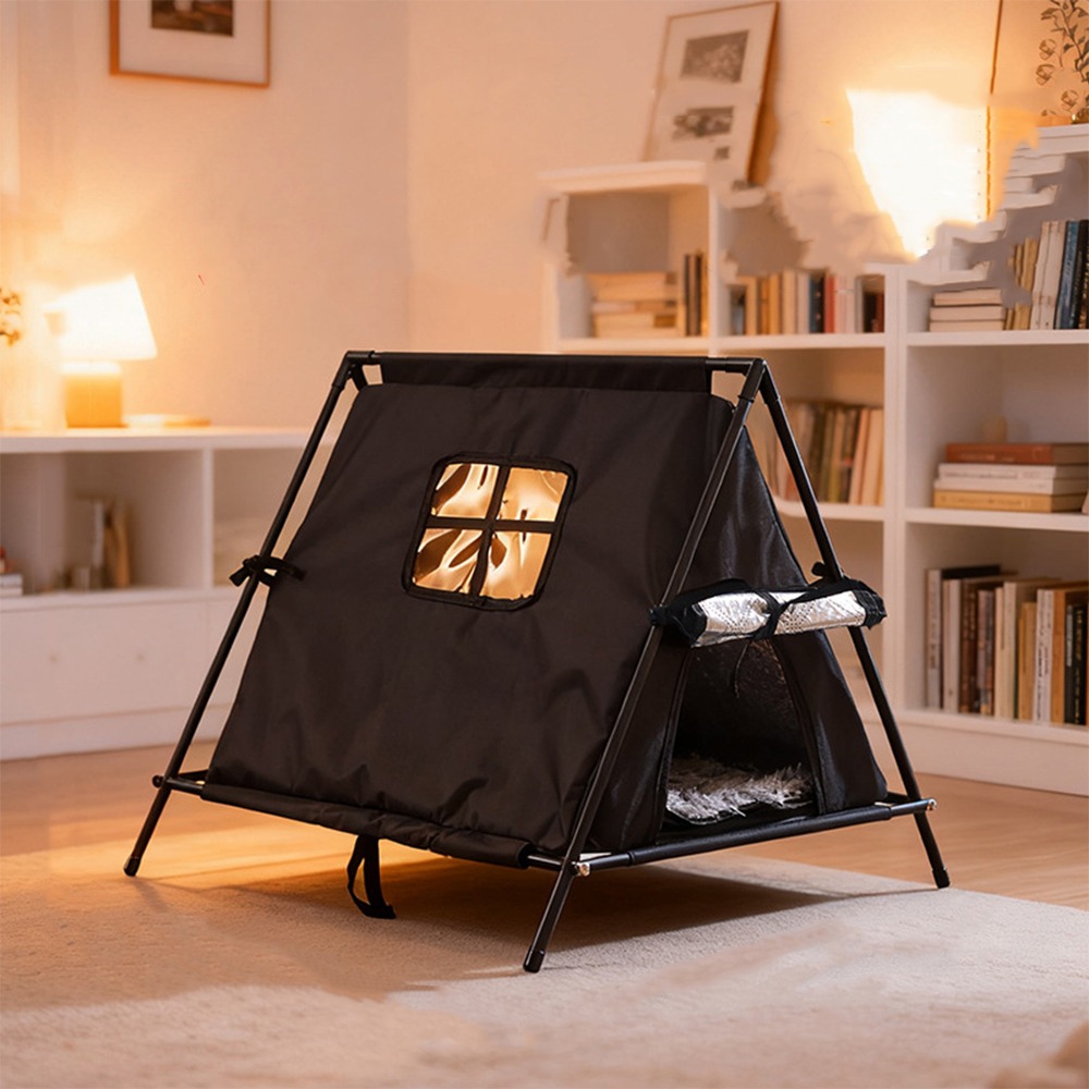DECALE Có thể gập lại Lều thú cưng ngoài trời Di động Oxford Lều teepee cho mèo Lồng thú cưng Có thể tháo rời Chòi hang cho chó Trong nhà ngoài trời - 3