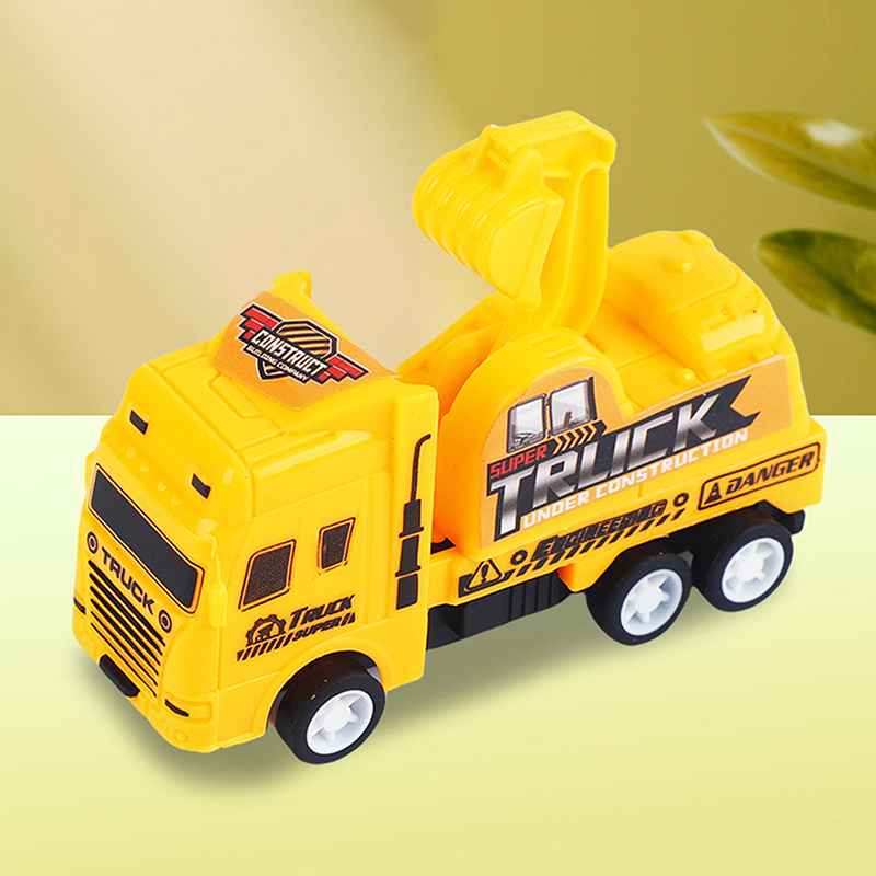 PICOK Đồ chơi trẻ em: Mô hình xe vệ sinh quán tính, xe kéo lùi, xe công binh quân sự, xe cứu hỏa – Đồ chơi bé trai, quà tặng cho trẻ em - 4
