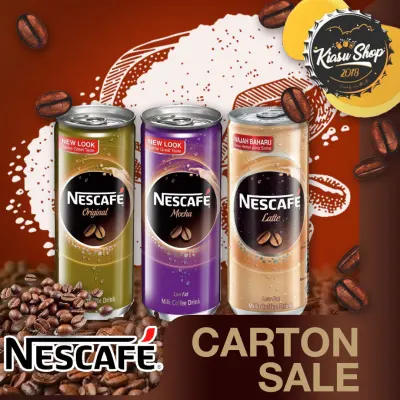 Nescafe Original/Mocha/Latte (240ml X 24 Cans)