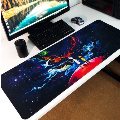 Lót chuột cỡ lớn 80x30cm dày 2mm pad gaming cỡ lớn speed bo viền chắc chắn