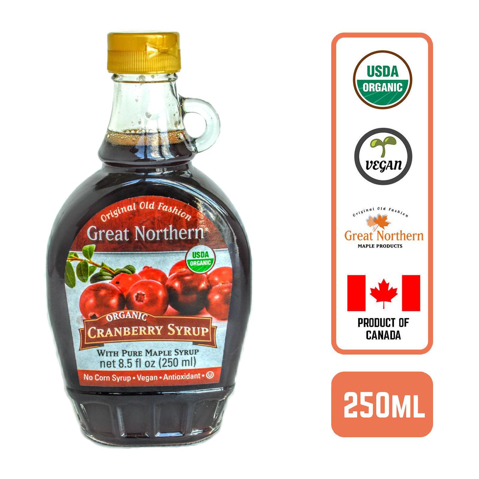 Great Northern Organic Cranberry Maple Syrup By Redmart