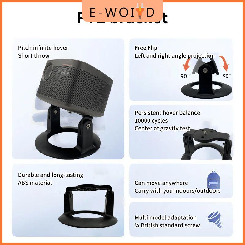 YUYIN4 Máy tính để bàn máy chiếu chủ đứng có thể điều chỉnh máy chiếu núi khung giá cho XGIMI Halo H6 Xiaomi hy300 hy320 chiếu nhà Studio
