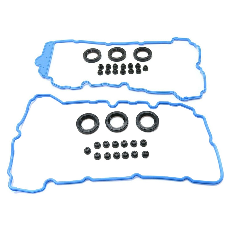 Engine Valve Cover Gasket with Spark Plug Tube Seals and Grommets for Buick Cadillac Chevrolet GMC Saab Saturn VC3210G