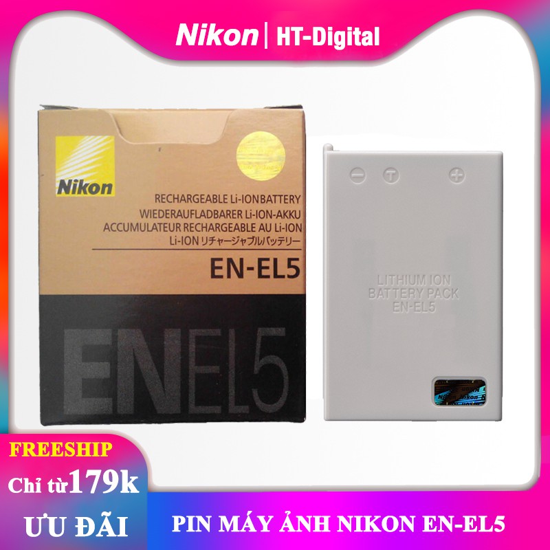Pin máy ảnh nikon en-el5