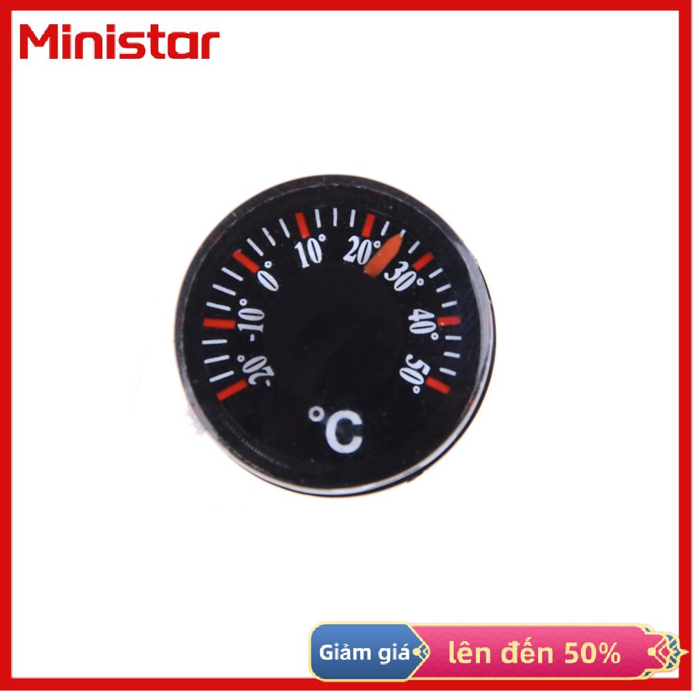 Ministar Đường kính 20mm nhựa vòng nhiệt kế Mini Mini tinh thần thông tư Nhiệt kế