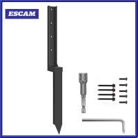 Norman Malthus Fence Post Stake Heavy Duty Steel Column Heavy Duty Fence Post Repair Kit Easy Installation Steel Column Reinforcement for Strong Stable Fences Durable Outdoor Use Ideal for Garden Farm Fence