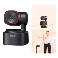OBSBOT Tiny 2 Lite AI-Powered PTZ 4K Webcam with Intelligent Subject Tracking Auto Zoom Dual Omnidirectional Microphone with Adjustable Noise Cancellation 2-Axis Gimbal and Supports Windows and macOS for Computers & Laptops