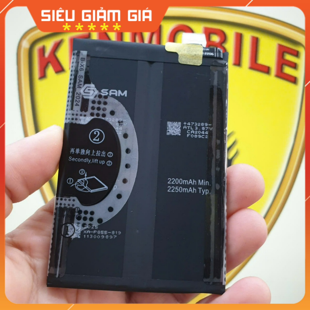 Pin ZIN OP Model BLP855 Dùng Cho Reno 6 Pro / Find X3 Neo / K9 Pro (bảo hành 3 tháng) *test ok*