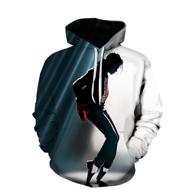 2023 Super Star Michael Jackson 3D Print Hoodies Men Women Fashion Casual  Sweatshirts Hip Hop Harajuku Streetwear Pullover