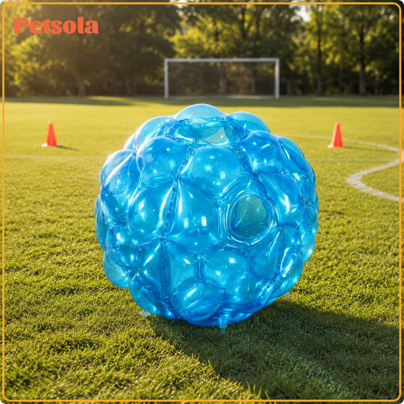 petsola Full Body Protection Bubble Soccer Ball Easy to Wear Sports Game Gear Tear Resistant Outdoor Toy Portable for Adults, Team Building ราคา 12,404 บาท*ส่งฟรี