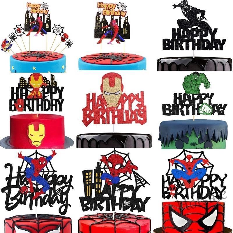 Amazon.com: makeanni 24pcs Superheros CupCake Topper Party Supplies Cake  Topper Birthday Fruits Cup Party Supplies for Marvel Party Decoration… :  Industrial & Scientific