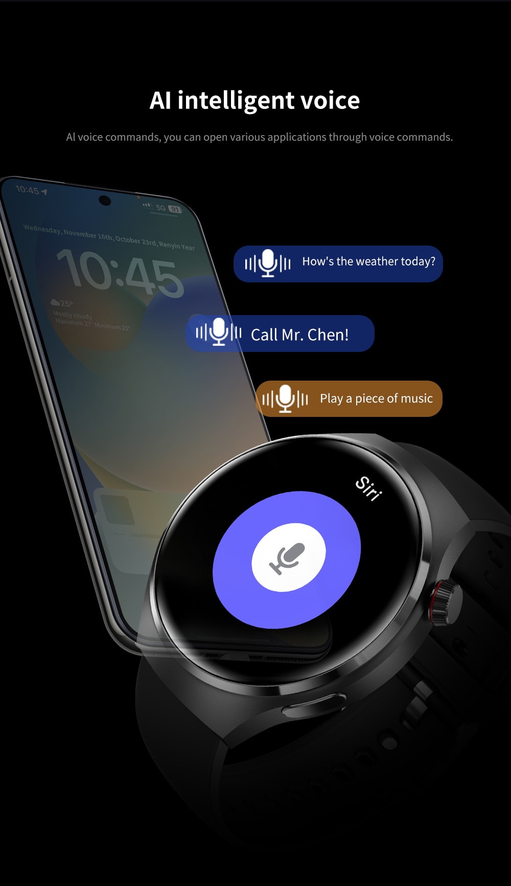 GT4 Pro Smart Watch Men 1.6 inch HD Screen BT Call Compass NFC 100+ Sprots  Watch4 Waterproof Smartwatch for Huawei IOS Xiaomi