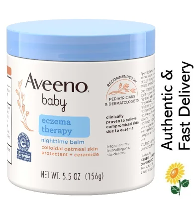 [SG] Aveeno, Baby, Eczema Therapy, Nighttime Balm, 5.5 oz (156 g)