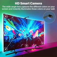 RGB Atmosphere Light with Camera Sensor App Control Music Sync TV Led Backlight RGB LED Strip Lights 5 Meter for Gaming