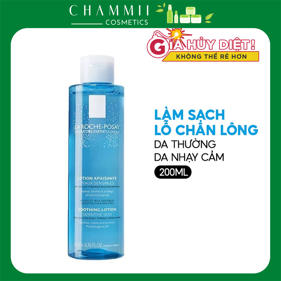 Nước cân bằng da La Roche Posay Effaclar Astringent Lotion 200ml Pháp an toàn phù hợp cho da dầu, nhạy cảm