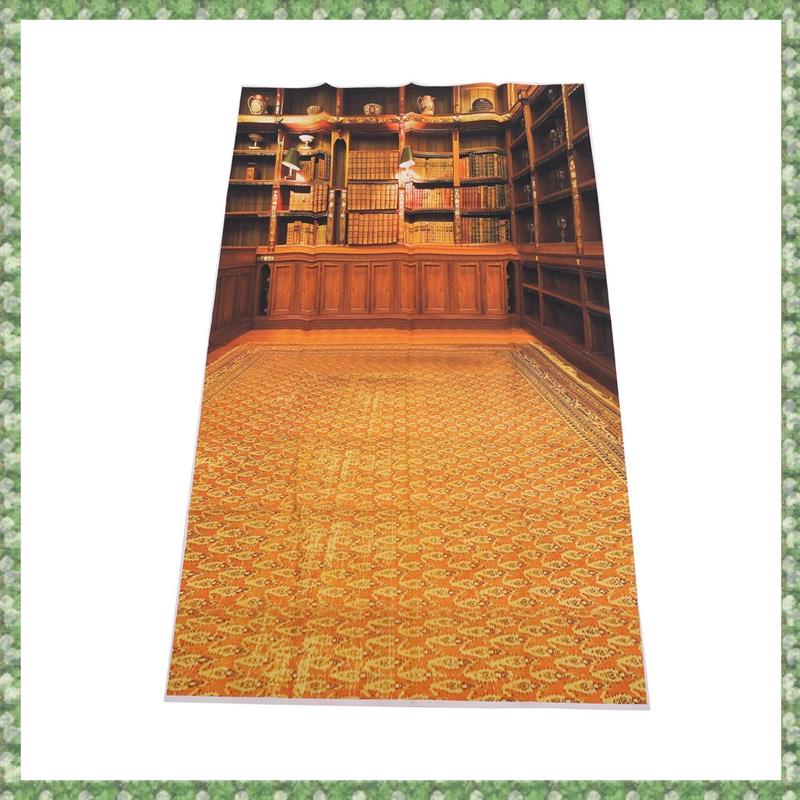 (BGSJ) Retro Study Library Books Shelf Photography Photo Background Backdrop Prop 3X5FT