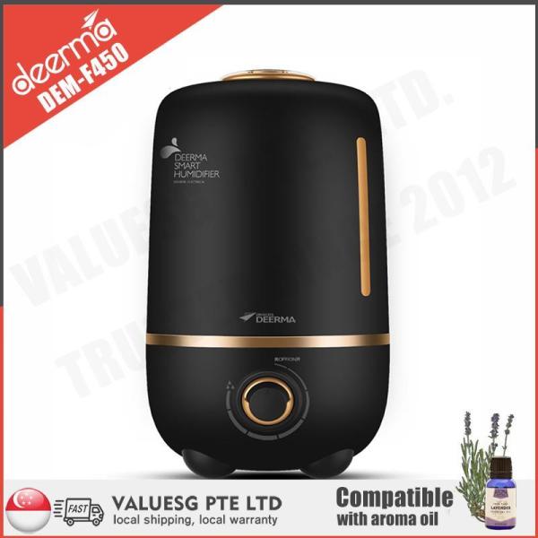 Deerma F450 Ultrasonic Air Humidifier/ 4L Large Capacity/ Essential Oil / SG Plug/ Up to 12 Months SG Warranty Singapore