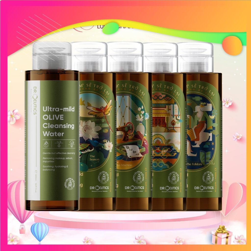 Nước tẩy trang Drceutics Ultra-mild OLIVE Cleansing Water 310ml