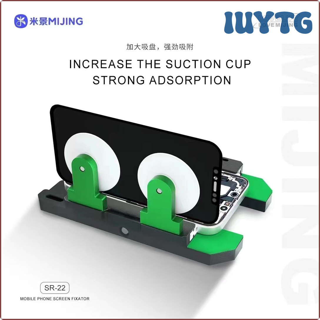 IUYTG Mijing SR-22 Mobile Phone LCD Screen Repair Fixture Multifunctional Screen Holder Rear Cover Glass Fixed Clamp LCD Fixator HBGVF