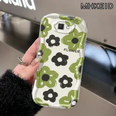 MHKEID Casing Hp Samsung Galaxy J7 Prime J2 Prime J7 Prime 2 Case telepon hp pola bunga Kesing silikon Anti drop transparan Softcase Casing pelindung lensa baru Kesing