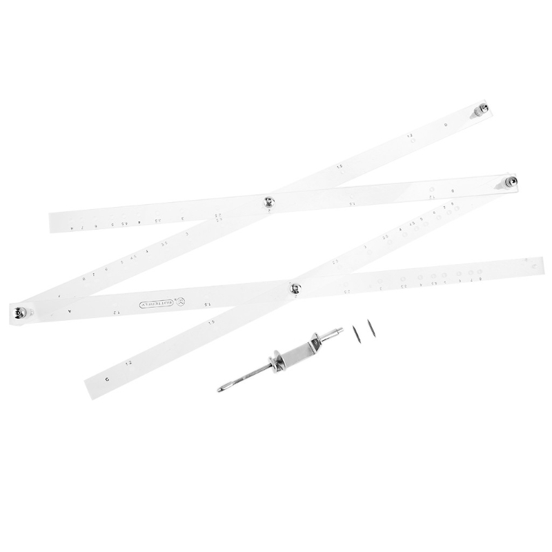 Nâng cấp thước kẻ vẽ pantograph thước gấp Reducer enlarger công cụ thủ công q84d