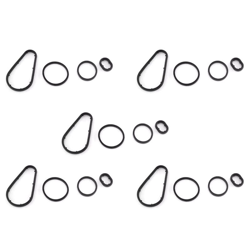 5X 2711840380 for M271 W204 C180 C200 E200 Oil Filter Housing Gasket / Radiator Gasket Kits
