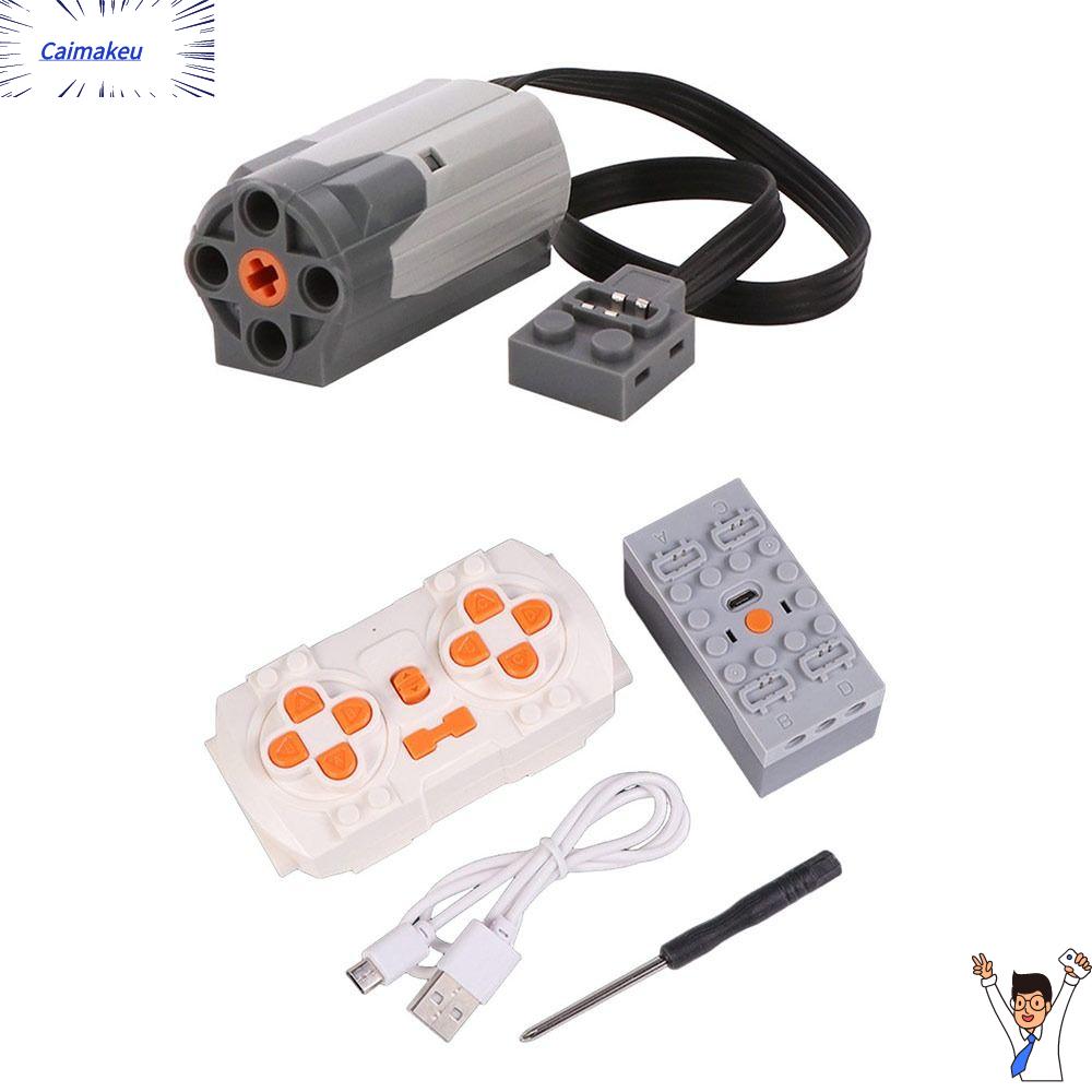 CAIMAKEU Có thể sạc lại Bộ điều khiển từ xa Điều khiển thông minh Có thể lập trình Bộ đồ chơi xếp hình Chuyên nghiệp Hộp pin Dự án tự làm
