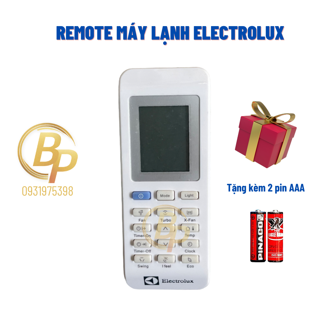 Remote máy lạnh Electrolux- Remote Điều khiển máy lạnh Electrolux - Remote điều hòa Electrolux- Điều khiển điều hòa