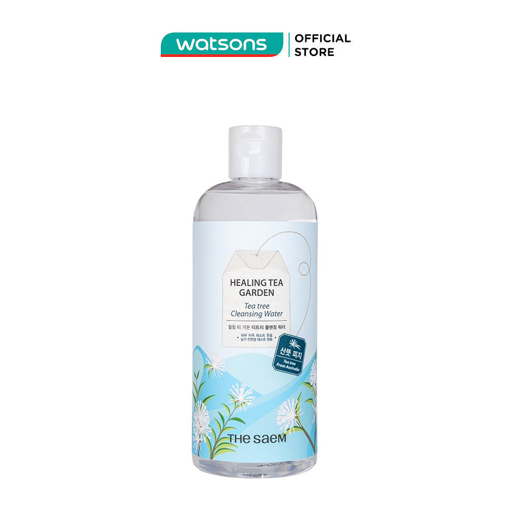 Nước Tẩy Trang Tràm Trà the SAEM Healing Tea Garden Tea Tree Cleansing Water 500ml