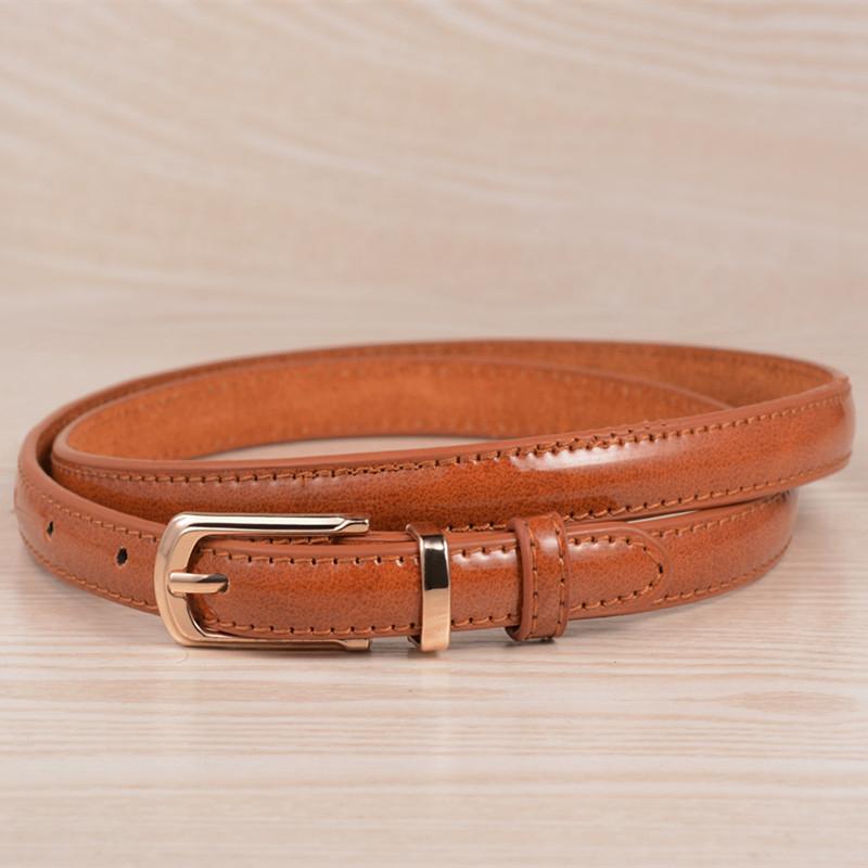 Ladies Belt leisure wide Kraft leather belt retro decoration Jeans Belt