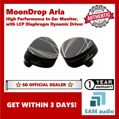 [🎶SG] Moondrop Aria, 32Ω 1DD 10mm LCP diaphragm, dual cavity metal shell, High Performance In-Ear Monitor IEM, HiFi Audio