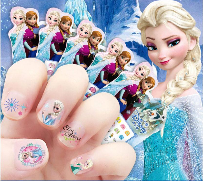 Girls Princess Frozen Elsa And Anna Nail Snow White Sophia Mickey Minnie Kids Makeup Toys