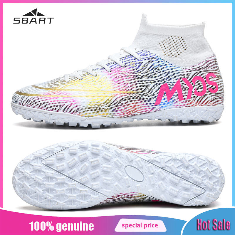 SBART Soccer Boots Men's Broken Nails Long Studs Plus Size Anti-slip Training for Teenagers and Children ราคา 667 บาท*ส่งฟรี
