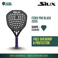 SIUX Fenix Pro Black 2026 Racket Padel Raket