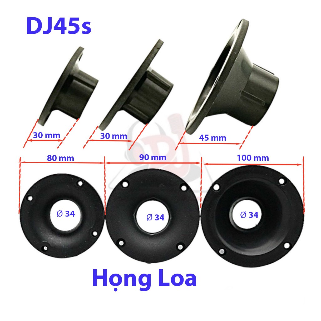 hong loa treble ken  trep mini họng loa sách tay phểu loa tép kèn 250 350 450