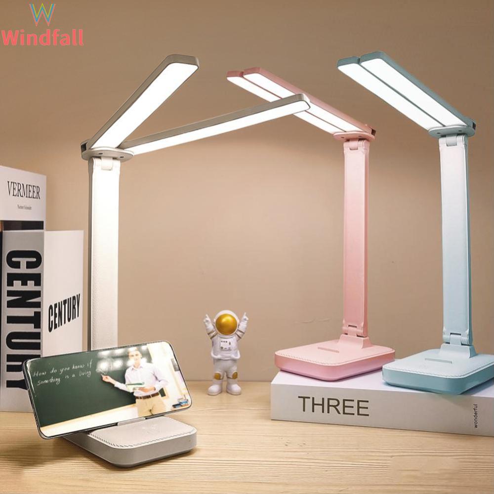 Sigomay bàn LED đèn cảm ứng Dimmable Đèn Để Bàn Bàn sinh viên phòng ngủ đèn đọc sách báo bảo vệ mắt đèn bàn đèn phòng