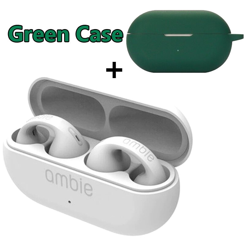 Pro 1:1 Per Ambie Sound Earcuffs Orecchino Auricolari Bluetooth senza fili TWS EarHook Auricolare Sport Auricolare per iPhone Xiaomi_voghion.com