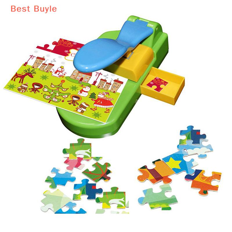 💖Best Buyle Mới Sáng Tạo Ghép Hình Câu Đố Nhà Sản Xuất Máy Dập Nổi Hoa Đấm Trẻ Em Của Giáo Dục Đồ Chơi DIY Handmade Vật Liệu