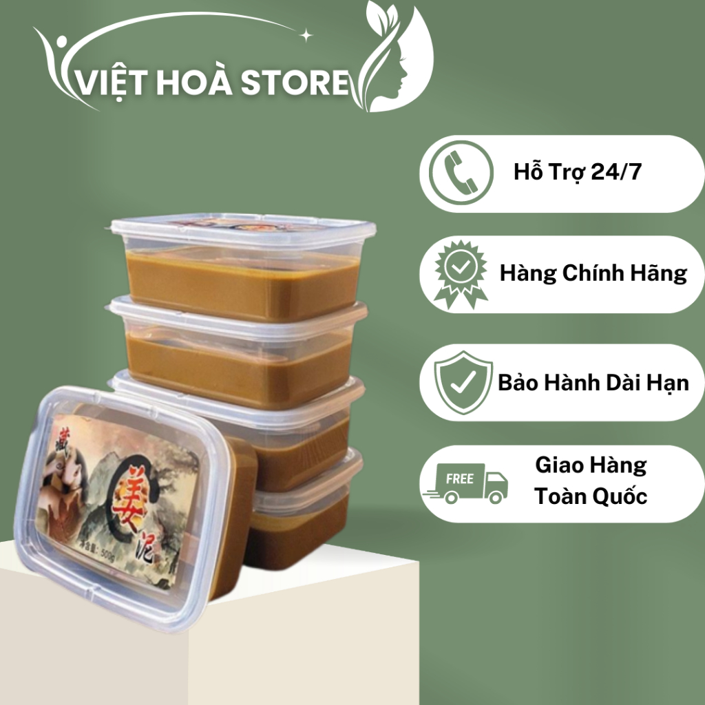 Bùn cứu, Bùn Gừng giảm béo dưỡng sinh - Hộp 1kg