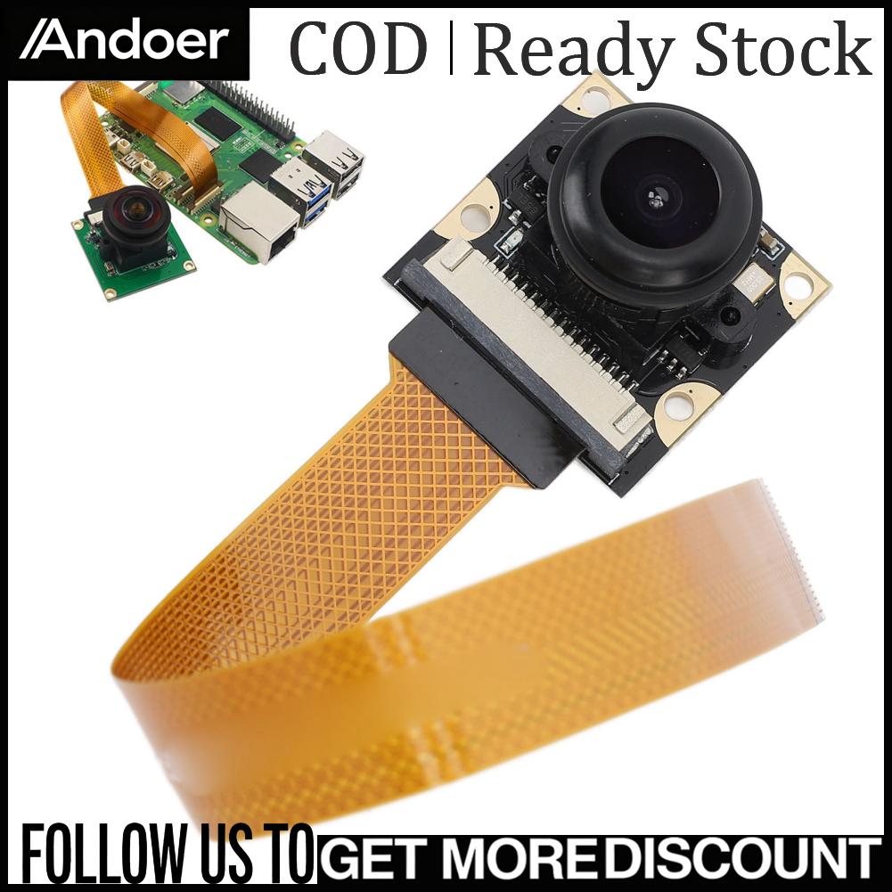 Andoer โมดูลกล้อง 5MP 130 ° มุมกว้าง CSI พอร์ต 2592x1944 โมดูลกล้องสำหรับการถ่ายวิดีโอ ราคา 312 บาท*ส่งฟรี