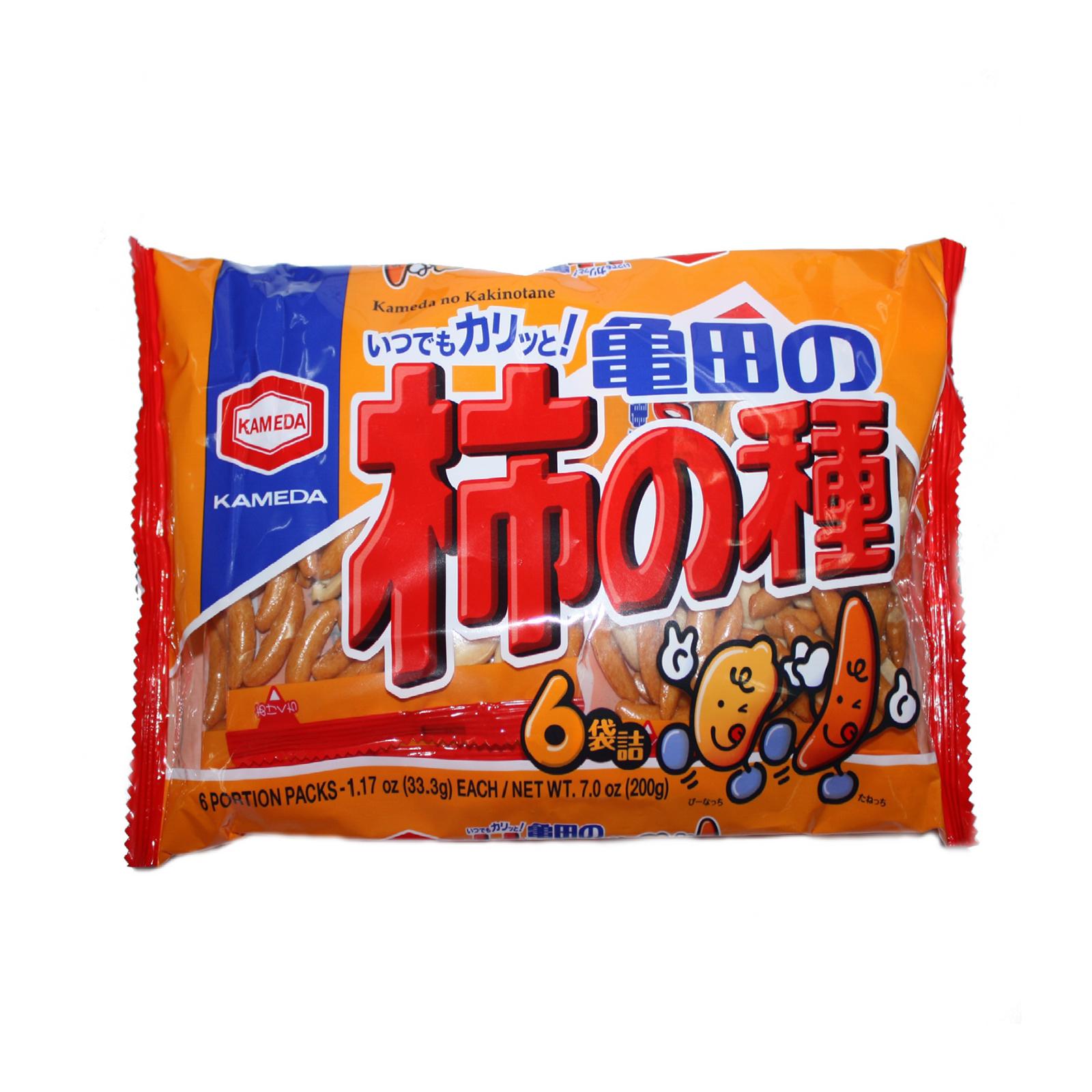Kakinotane Rice Crackers With Peanuts - Spicy & Crunchy Snack
