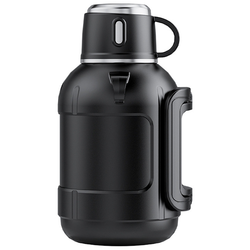 [Waanon]Stainless Steel 1.2 Liter Insulated Kettle Large Capacity Portable Home Outdoor Sports Kettle Stew