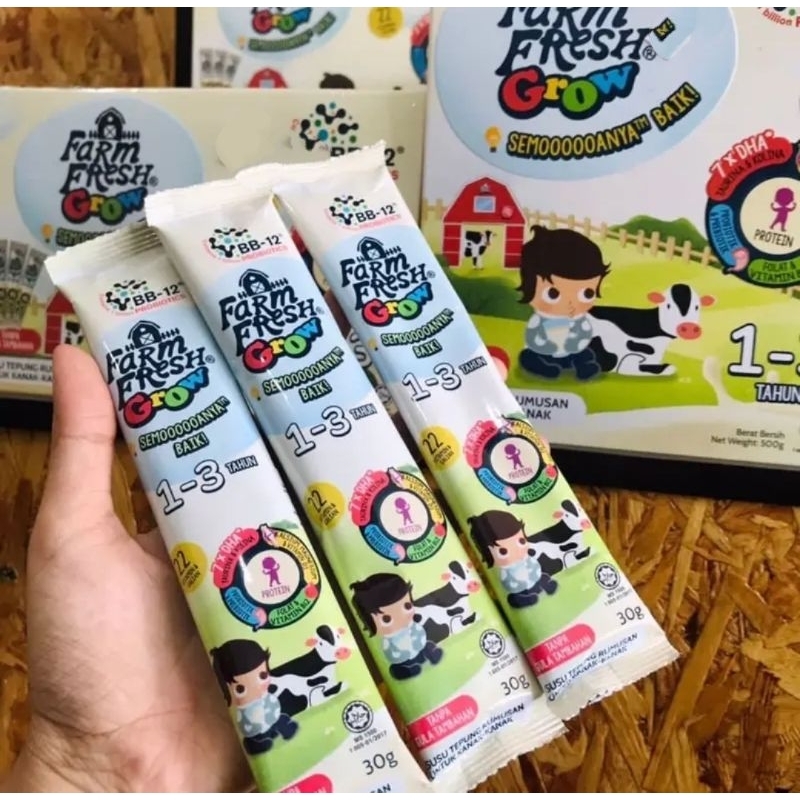 Farm Fresh Grow Powder 1-6 Years Old- Sachet 1x30G