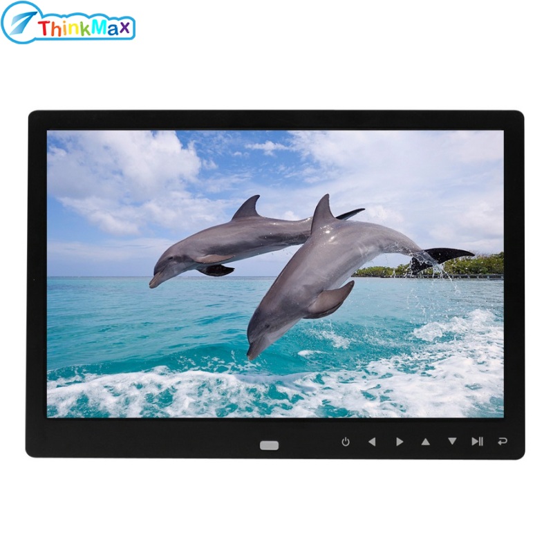 12 Inch 1080P HD Digital Photo Frame with Remote Control Support 32G SD and USB for Pictures and Videos ราคา 2,234 บาท*ส่งฟรี